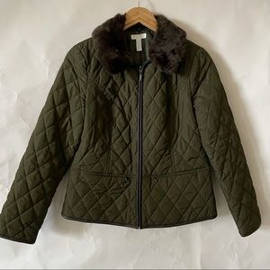 Charter Club Petite Women’s Faux fur Jacket